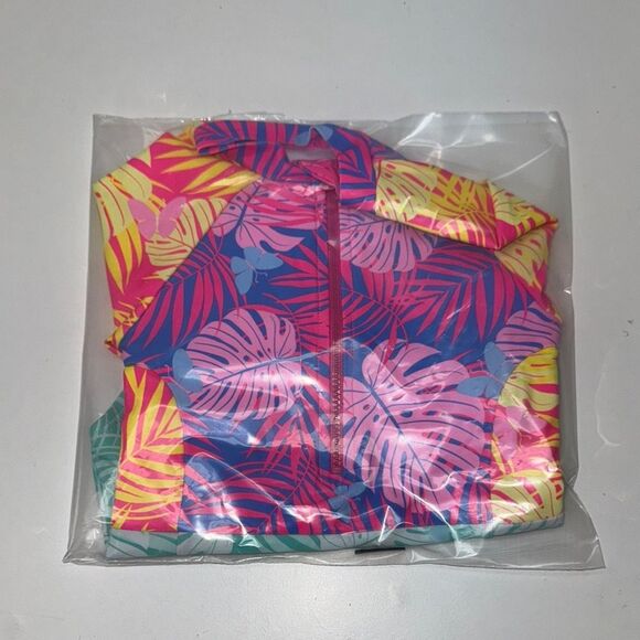 🔥btween Pink and Yellow One Piece Swimwear Sz 3 New - Picture 7 of 7